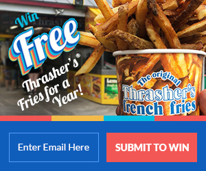 Thrasher's google ad for a contest